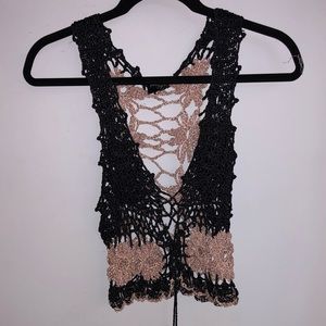 NastyGal Crochet Crop Top